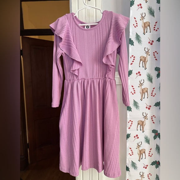 Sika Other - Sika Lavender Ruffled Kids Dress